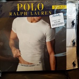 ralph lauren slim fit t shirt 3 pack